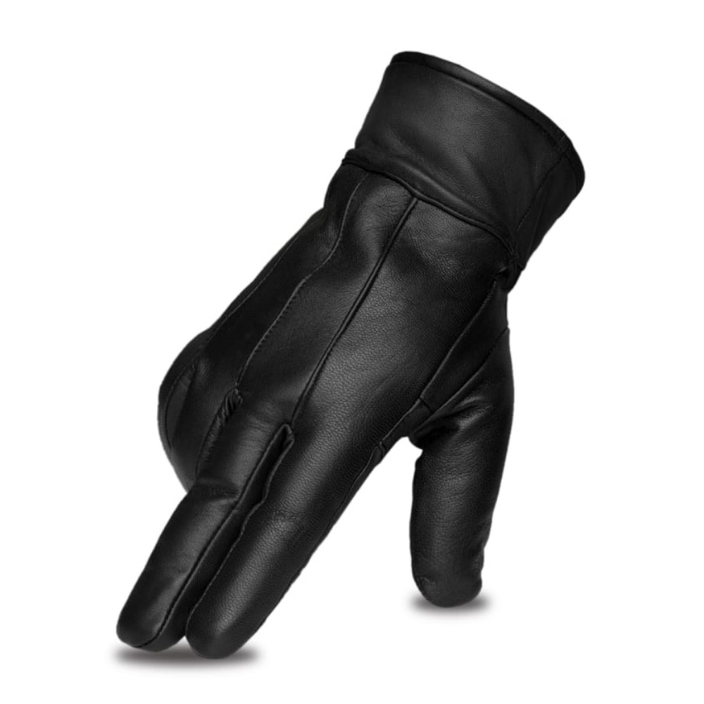 Mens Leather Driving Fashion Gloves